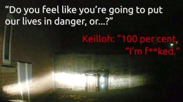 Recording form Keilloh's dash cam revealed she knowingly got behind the wheel of the car while drunk and trusted with her friend's safety.